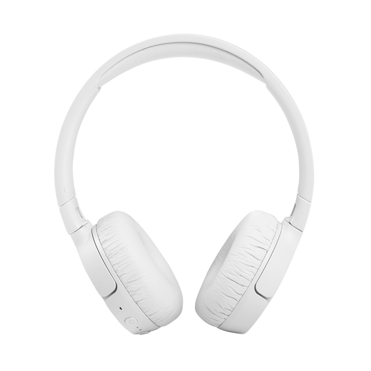 JBL Tune 660NC - White - Wireless, on-ear, active noise-cancelling headphones. - Front image number null